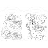 Csodás Unikornisok - Kifestő 