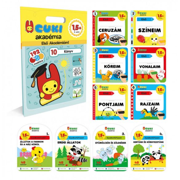 Cuki akadémia foglalkoztató csomag 1,5+ (szállítási sérült)