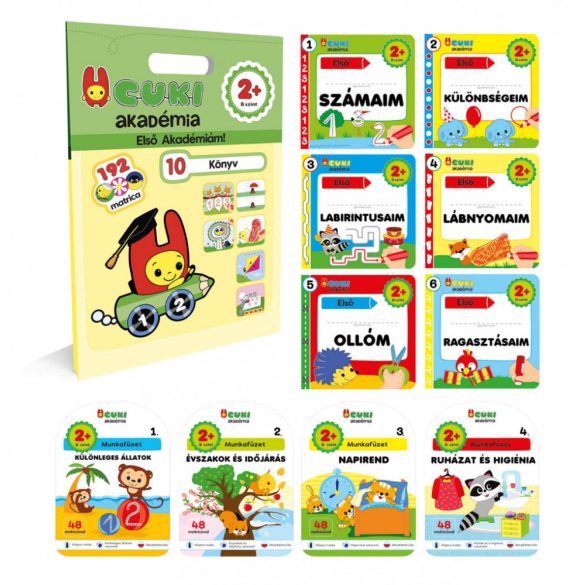 Cuki akadémia foglalkoztató csomag 2+ (szállítási sérült) 