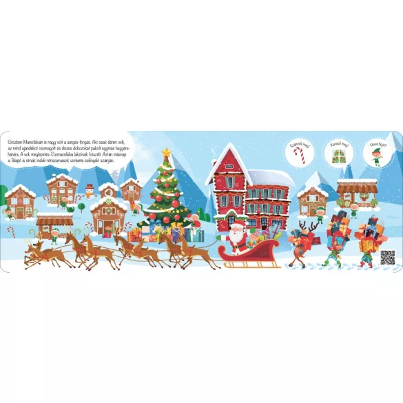 Zúzmarafalva karácsonya - mini mese keresgélős játékkal 3+ (szállítási sérült)