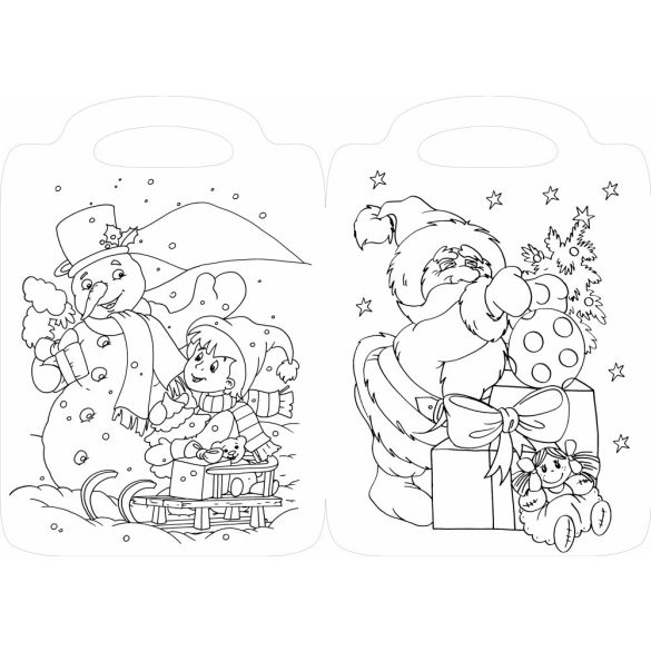 Mikulás kifestő