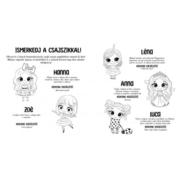 Lányok kedvenc kifestője  Keresgélj és színezz