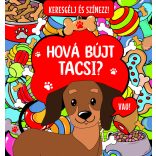 Hová bújt Tacsi? Keresgélj és színezz!