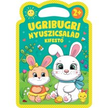 Ugribugri nyuszicsalád kifestő