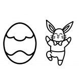 Ugribugri nyuszicsalád kifestő