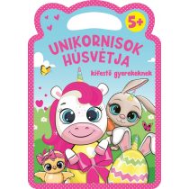Unikornisok húsvétja - kifestő gyerekeknek