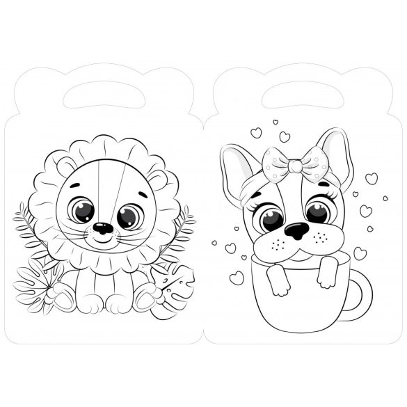 Bájos állatkák kifestője