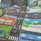 Autópályás játszószőnyeg