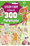 Vidám farm kifestő 300 matricával