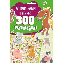 Vidám farm kifestő 300 matricával