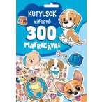 Kutyusok kifestő 300 matricával