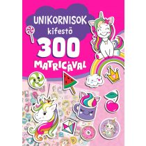 Unikornisok kifestő 300 matricával