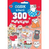 Cicusok kifestő 300 matricával