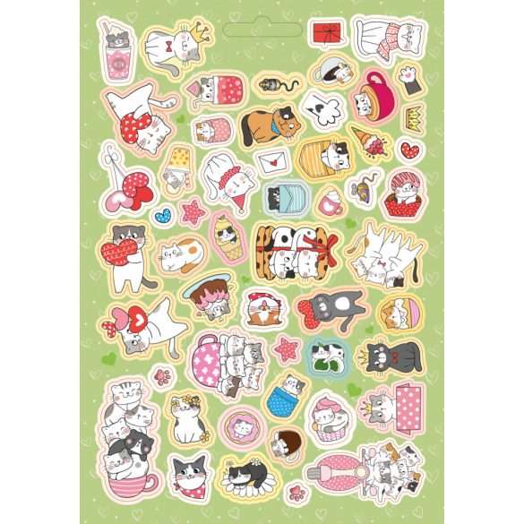 Cicusok kifestő 300 matricával