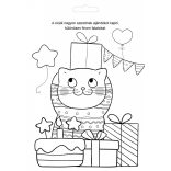 Cicusok kifestő 300 matricával