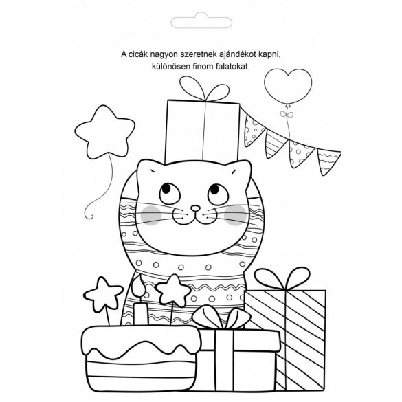 Cicusok kifestő 300 matricával