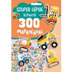 Szuper gépek kifestő 300 matricával