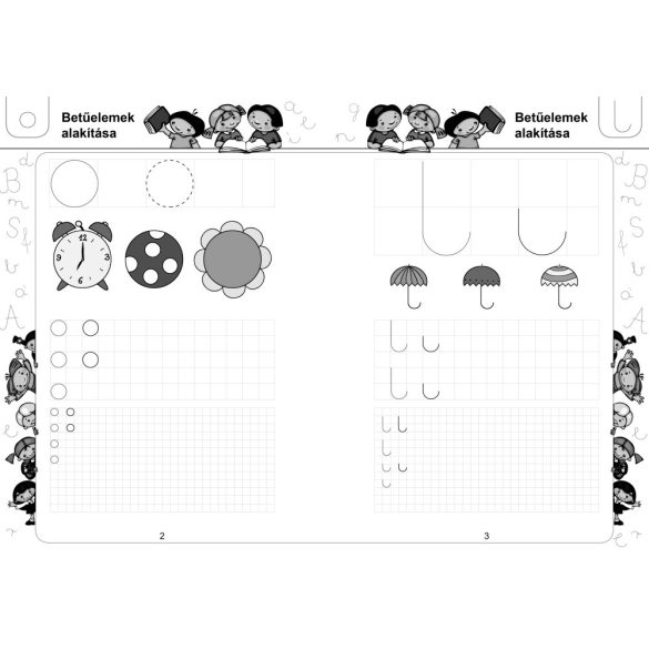 Betűkerekítő Iskolai gyakorlófüzet 1 osztály /újranyomás/