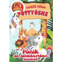Pöttyöske: Pónik az állatkertben színező
