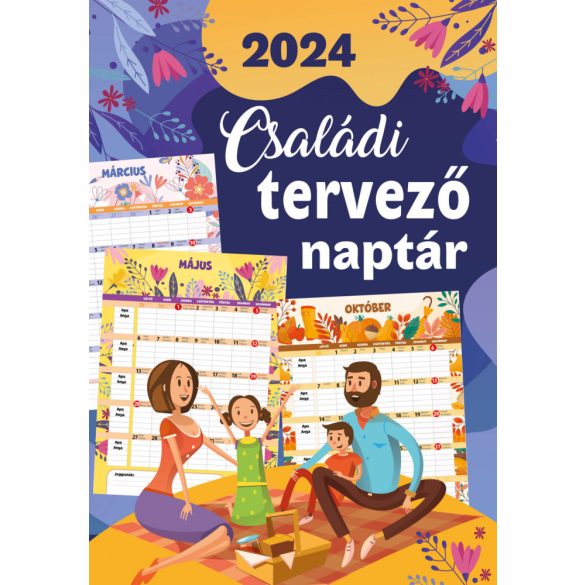 Naptár -  Családi tervező naptár 2024