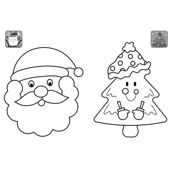 Kis téli színezőm Több mint 60 matricával