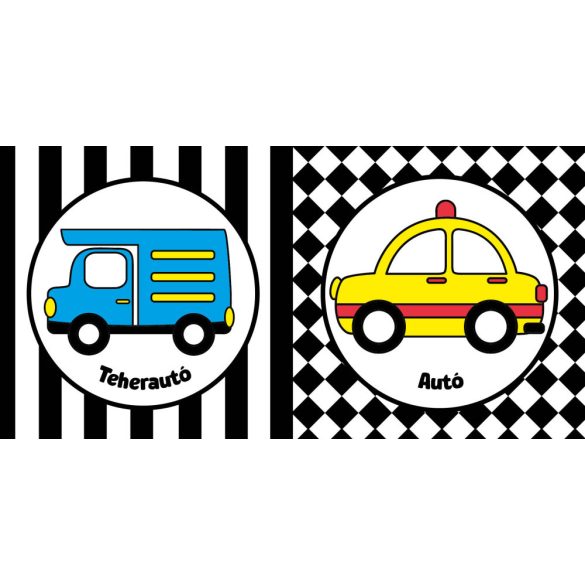 A baba első könyvecskéje : Járművek- Fürdőskönyv