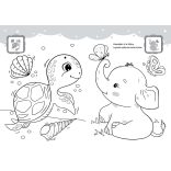 Kedves kis állatkáim - kifestő