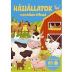 Háziállatok mondókás kifestője