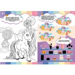 Gyönyörű unikornisok- Matricás, színezős foglalkoztató