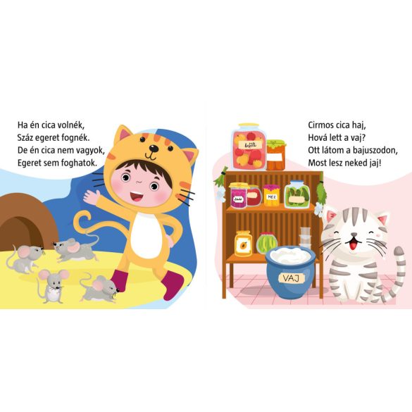 Cicás mondókáskönyvem (kartonkönyv) (szállítási sérült)