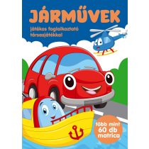 Járművek játékos foglalkoztató
