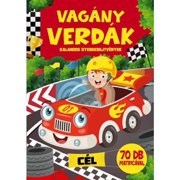 Vagány verdák 70 db matricával 
