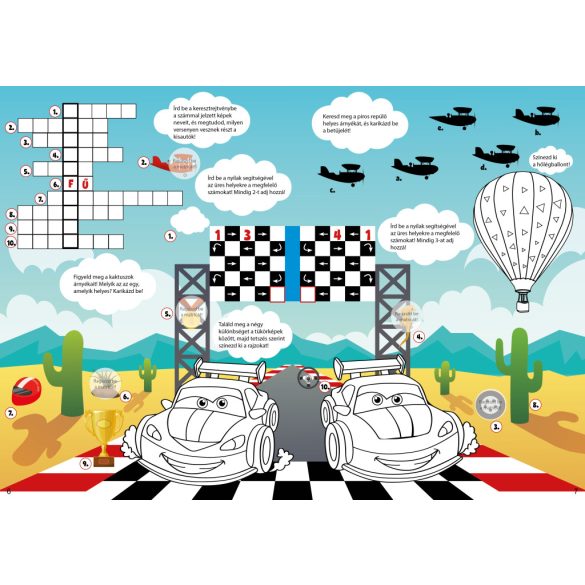 Vagány verdák 70 db matricával 