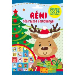   Réni téli rajzos feladványai - Több mint 100 db matricával