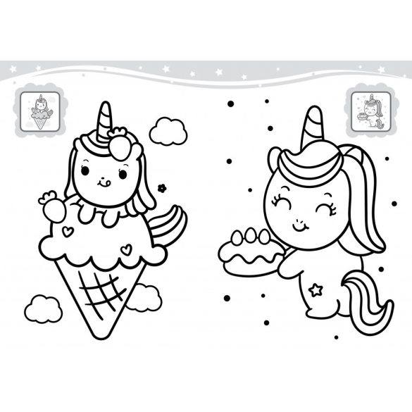 Imádom az unikornisom - kifestő gyerekeknek