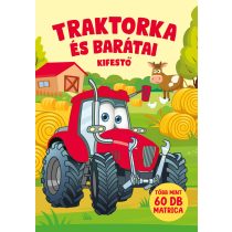 Traktorka és barátai kifestő új