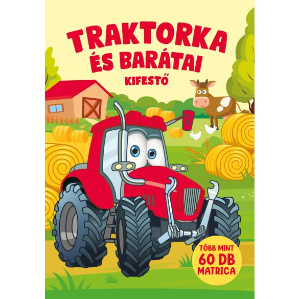 Traktorka és barátai kifestő új