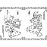 Traktorka és barátai kifestő új