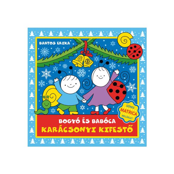 Bogyó és Babóca karácsonyi kifestő