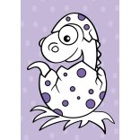 Dinócskák kifestő