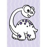 Dinócskák kifestő