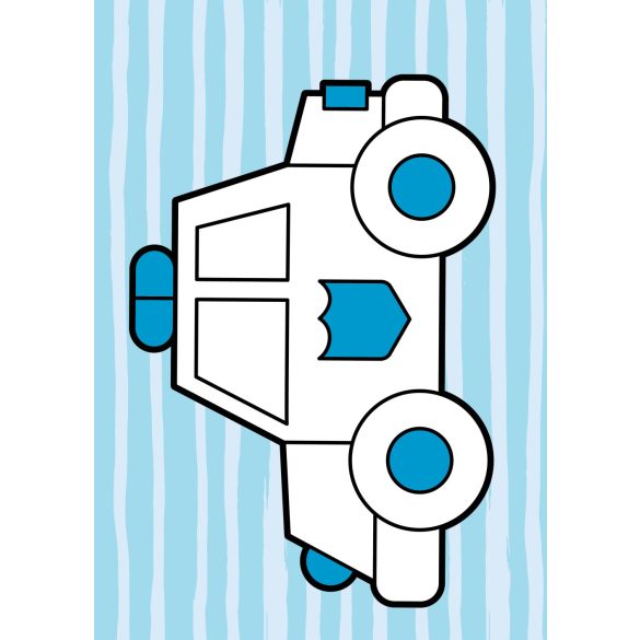 Szuper járművek - kifestő kicsiknek