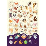 Kutyusok készségfejlesztő 300 matricával