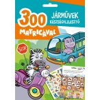 Járművek készségfejlesztő - 300 matricával