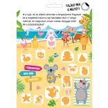 Cuki állatok készségfejlesztő - 300 matricával