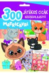 Játékos cicák készségfejlesztő 300 matricával