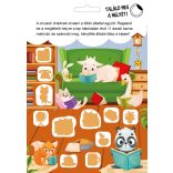 Játékos cicák készségfejlesztő 300 matricával