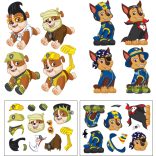 Mancs játék - Mágneses öltöztető chase 