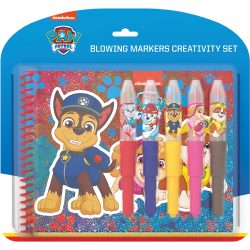   Mancs játék - csomag fújós filctollakkal és jegyzetfüzettel