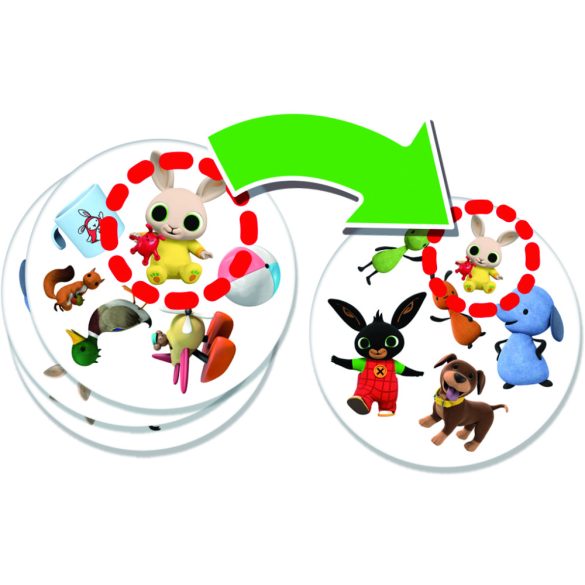 Bing játék - kártyajáték színezhető lapokkal